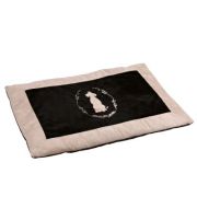 Hundekoenig Premium Liegeplatz Beige Schwarz