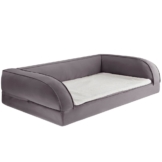Orthopädisches Hundesofa grau - L 115 x B 70 x H 32 cm