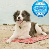 Kühl-Liegematten für Hunde, Farbe: rot