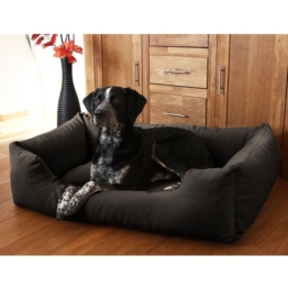 Knuffelwuff Hundebett Dreamline XXXL 155x105cm - Schwarz