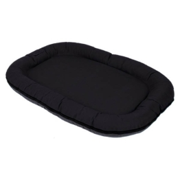 Knuffelwuff In- & Outdoor Hundebett Lucky - Schwarz XXXL= 140 x 105cm