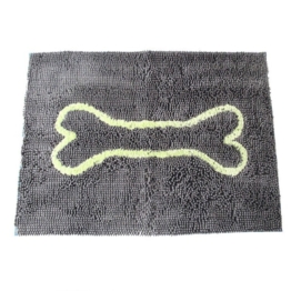 Wolters Dirty Dog Doormat cool-gray und lime Größe L